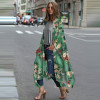 Chiffon Kimono Floral Leopard Print