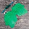 Baby Angel Feather Wings With Rose Flowers Headband