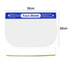 5Pcs Full Protection Mask Anti-droplets Anti-fog Dust-proof Face Shield Protective Cover Transparent Face Eyes Protector Safety