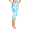 Tropical Ocean Yoga Cut Capri Leggings Tropical Ocean Yoga Cut Capri Leggings