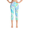 Tropical Ocean Yoga Cut Capri Leggings Tropical Ocean Yoga Cut Capri Leggings