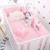 Cotton Baby Bedding Set Newborn Baby Crib Bedding Set for Girls Boys