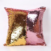 DIY Magic Letter Double Color Glitter Sequins Throw Pillow Case Cafe Home Square Cushion Covers