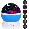 LED Star Moon Rotating Projector Nightlight Lamp