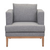 Zuo Eden Arm Chair Gray