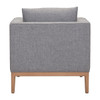 Zuo Eden Arm Chair Gray