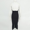 Hollow Out Backless Halter Neck Her Fashion Long Pencil Womens Dress