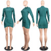 Long Sleeve Slim Mini Pencil Bodycon Womens Dress Party Outfit