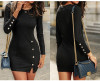 Womens Short Dress Long Sleeve Sexy Autumn Winter Bodycon Mini Dress Womens Short Dress Long Sleeve Sexy Autumn Winter Bodycon Mini Dress