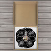 Sugar Skull Rockabilly Vinyl Wall Clock