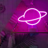 Glow With Me-Neon Planet Sign
