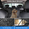 Dog Car Seat Cover for Back Seat, HIPPIH Dog Seat Covers for Cars Back Seat, Waterproof and Nonslip Pet Car Seat Covers Backseat with Mesh Window, Dog Hammock for Car Backseat with Storage Pockets Dog Car Seat Cover for Back Seat, HIPPIH Dog Seat Covers for Cars Back Seat, Waterproof and Nonslip Pet Car Seat Covers Backseat with Mesh Window, Dog Hammock for Car Backseat with Storage Pockets