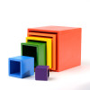 Wooden Rainbow Blocks