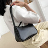 Vintage Retro Totes Bags For Women Fashion Handbag Soft Leather Female Small Subaxillary Bag Casual Retro Mini Shoulder Bag