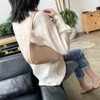 Vintage Retro Totes Bags For Women Fashion Handbag Soft Leather Female Small Subaxillary Bag Casual Retro Mini Shoulder Bag