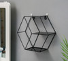 Nordic Style Metal Decorative Shelf round Hexagon storage holder rack