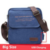 Urban Daily Carry Bag High Quality Canvas Shoulder Bag Casual Travel
