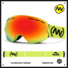 Professional Ski/snowboard Goggles with Double Lenses, UV400 filtering & Antifog!