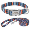 Custom Dog Collar and Leash Set
