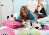 Cat Door 2-Way Locking Interior Flap Opening Transparent Enclosure New