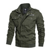 Men's Bomber Flight Tactical Cargo Jacket Army Pilot Military Overcoat