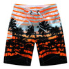 2020 Men Summer Style Beach Quick Dry Coconut Tree Printing Shorts