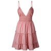 Sexy Bow Backless V-neck Mini Beach