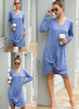 Women Irregular Hem-knot Loose Day Dress