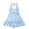 Women Summer Sundress Sexy Backless V-neck Beach Dresses 2019 Sleeveless Spaghetti Strap Spaghetti Strap White Boho Mini Dress