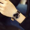 Elegant Quartz Watch Top Brand Leather Women Triangle Dial Watches Ladies Business Wristwatch Relojes Mujer Hot Clock 2018