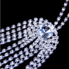 Full Rhinestones Sexy Women Body Accessories Necklace Bra Chest Chain Top Crystal Bikini Thong Panties Belly Waist Chain Set