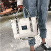Foldable Reusable Shopping Beach Bag 2019 New Women Canvas Tote Ladies Casual Shoulder Bag Foldable Reusable Shopping Beach Bag 2019 New Women Canvas Tote Ladies Casual Shoulder Bag