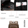 USB Charge Men Backpack Business Bag for 15.6" Laptop Travel Backpacks Large Capacity School College Zipper Male Backpack Solid