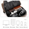 USB Charge Men Backpack Business Bag for 15.6" Laptop Travel Backpacks Large Capacity School College Zipper Male Backpack Solid