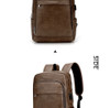 USB Charge Men Backpack Business Bag for 15.6" Laptop Travel Backpacks Large Capacity School College Zipper Male Backpack Solid