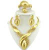24k gold jewelry sets bridal jewelry set african big jewelry sets  gold plating jewelry set women necklace