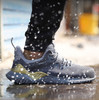 JACKSHIBO Autumn Safety Work Shoes Boots For Men Steel Toe Cap Boots Anti-Smashing Protective Construction Safety Work Sneakers