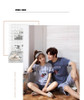 New summer lovers pajamas women letter short sleeve and striped pant pajama sets men pure couple pajamas for men set