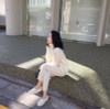 Casual Sweater Pants Knitted 2 Pieces Set Turtleneck Pullovers & Elastic Waist Pants Women Sweater Sets 2019 Autumn Knitted Set