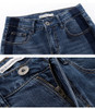 2019 LEIJIJEANS all season Plus Size Shadow boyfriend Bleached women jeans Mid Waist Full Length Loose Straight Jeans For Women