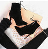 Eilyken New Punk Women Ankle Boots Lace Up Pointed Toe high heel Black Chelsea Boots Pumps 11CM shoes for women