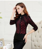 2018 Autumn Winter Fashion Lace Blouse Long Sleeve Slim Floral Lace Shirt Womens Tops and blouses Elegant Plus Size Tops 801G 25 2018 Autumn Winter Fashion Lace Blouse Long Sleeve Slim Floral Lace Shirt Womens Tops and blouses Elegant Plus Size Tops 801G 25