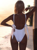 New Women's One-piece Swimsuit Sexy Solid Color New Women's One-piece Swimsuit Sexy Solid Color