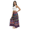 New Ethnic Style Casual All-match Wide-leg Pants with Waist Loose Pants