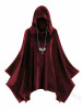 Solid Color Hooded Halloween Costume Props Cape