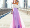 Elegant Sleeveless lace Chiffon Evening Party Dress Elegant Sleeveless lace Chiffon Evening Party Dress