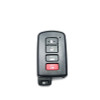 Silicone 4 Button Smart Key Fob Remote Skin Cover Case Jacket for Toyota Camry, Avalon, Corolla, Highlander [SKU: TOYS4D]