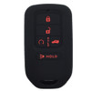 Silicone Protective Rubber 5 Button Car Smart Key Fob Remote Cover Case Jacket Skin for Honda [SKU: HONS5A]