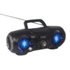 NAXA Portable Bluetooth/MP3/CD/USB/FM PLL Stereo Boombox with Disco LED Light NAXA Portable Bluetooth/MP3/CD/USB/FM PLL Stereo Boombox with Disco LED Light