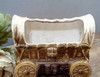 Vintage Covered Wagon Planter, Matte Vintage Covered Wagon Planter, Matte